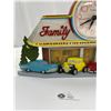 Image 2 : Decorative Wall Family Drive In Wall Clock 21 x 11Inches