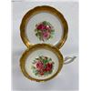 Image 2 : 4 Beautiful Cup and Saucers One Russian Three English Fine Bone China all in Excellent Condition