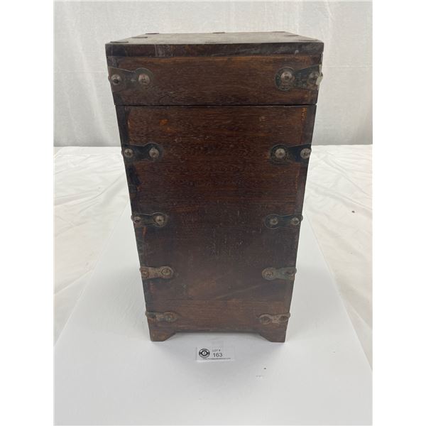 18 Inch Tall Chinese Wooden Box