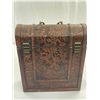 Image 4 : 13 Inch Tall Decorative Wooden Box Holds Bottles