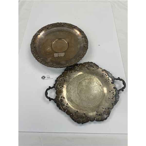 Lot of Silver Plated Plates