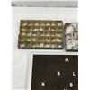 Image 2 : 2 Boxes of Letters plus Large Letter Board