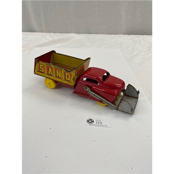 Vintage Wyandott Sand Gravel Excavating truck with Repainted Tires and Grill Nice Shape