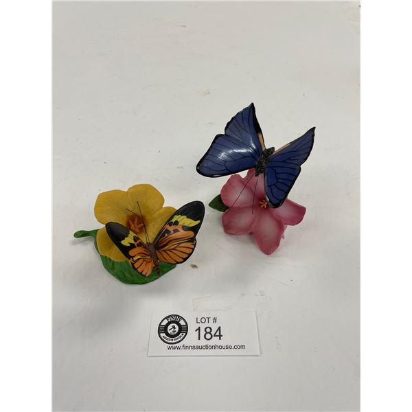 Franklin Mint 1985 Porcelain Butterflies of The World No Chips Kept in China Cabinet