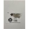 Image 1 : Like New Vintage Swarovski Signed Rhodium Plated Peace Dove Pin Brooch