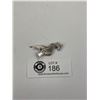 Image 2 : Like New Vintage Swarovski Signed Rhodium Plated Peace Dove Pin Brooch