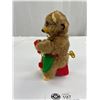 Image 3 : Original Carl Knitting Wind Up Bear in Working Condition and In Great Shape Has Original Tag in Fron
