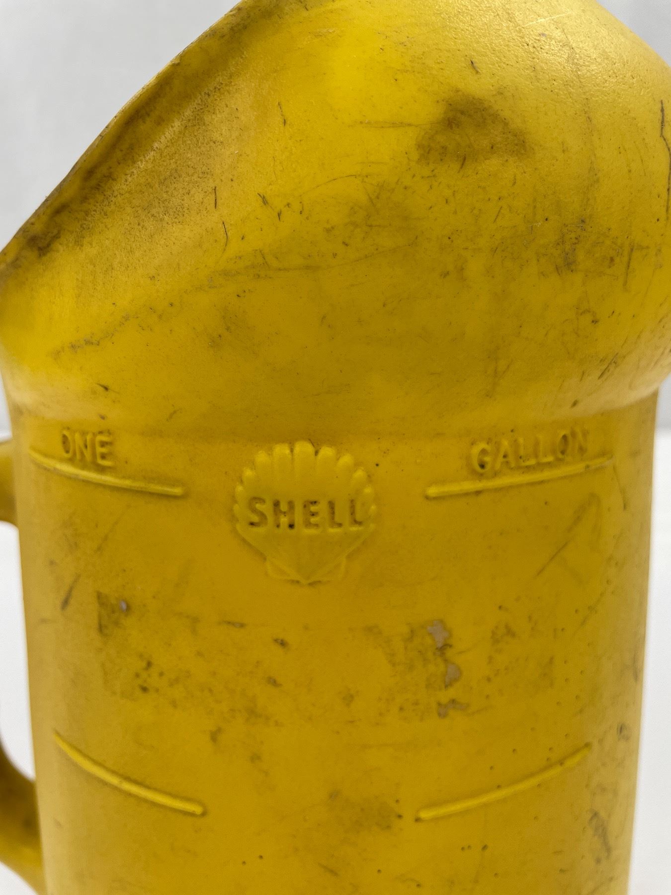 Shell Canadian Gallon Pouring Container Made in Winnipeg