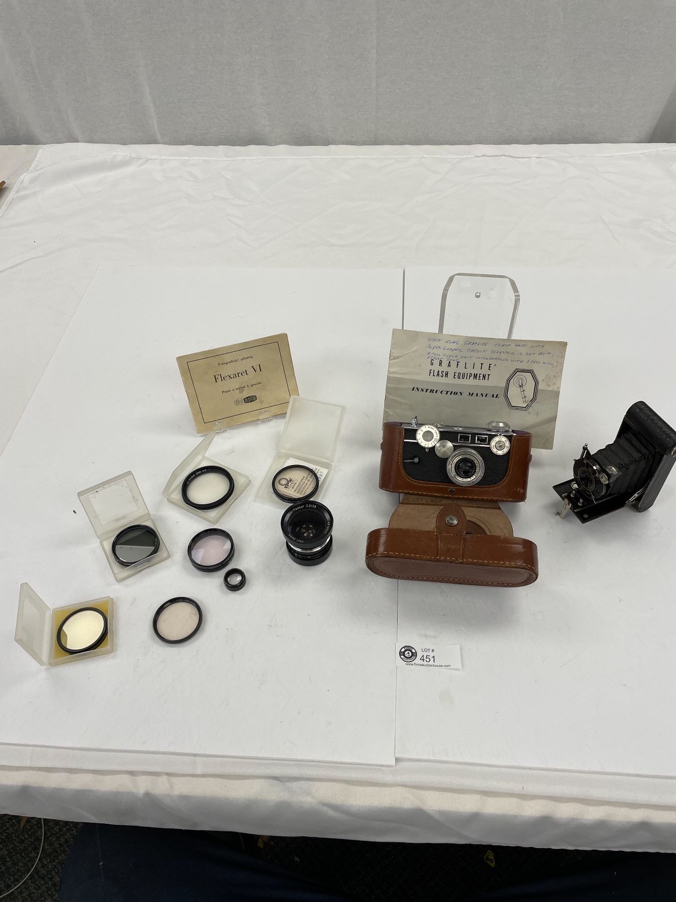 Angus Camera Vintage Angus Camera In Case plus other Camera Etc