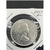 Image 3 : 1957 BU Silver Canadian 50 Cent Piece In Holder