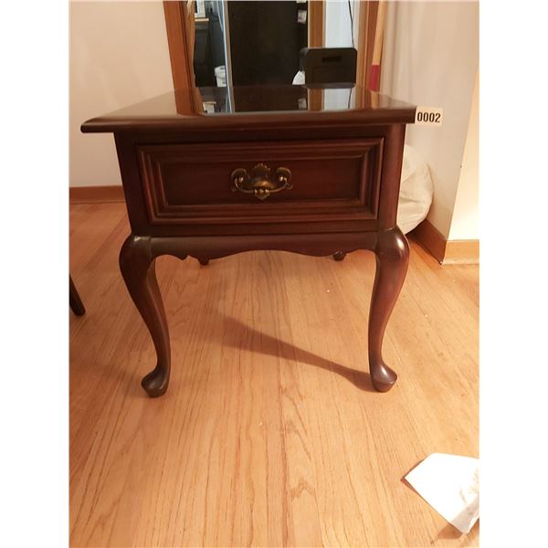 Gibbard Honduras Mahogany Side Table 20"W x 20"H x 26"D