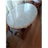 Image 2 : Italian Marble Top Table 33.5"W x 22.75"D x 27.25"H