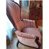 Image 3 : Kimball Arm Chair - Rose Coloured 25"W x 45.5"H x 31"D