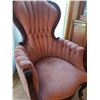 Image 4 : Kimball Arm Chair - Rose Coloured 25"W x 45.5"H x 31"D