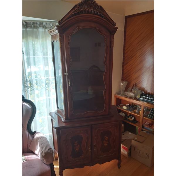 China Cabinet 40"W x 86"H x 18"D