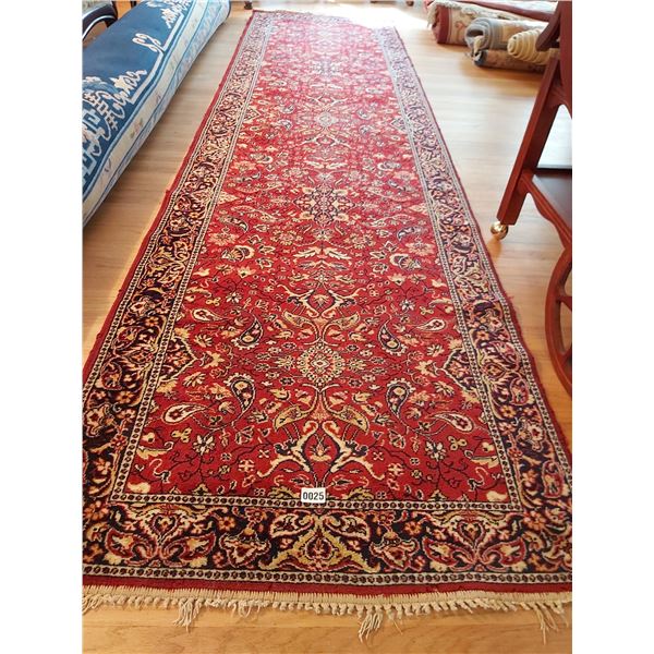 Red Hallway Carpet Runner 11' 5" L x 35"W