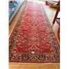 Image 1 : Red Hallway Carpet Runner 11' 5" L x 35"W
