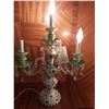 Image 3 : Green Bohemian Crystal Table Chandelier 26"H x 19"W