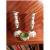 Image 1 : 2 Candle Sticks 10.5"H  - Ashtray -
