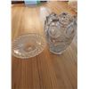 Image 1 : Crystal Vase 12"H x 9"W & Bowl