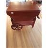 Image 3 : Tea Cart 19.5"W Collapsed 41.5"W Extended 27"L