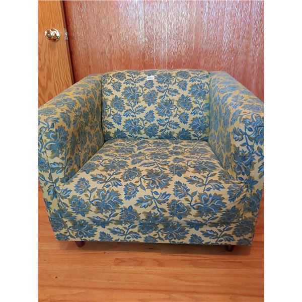 Matching Couch and Chair - 81"L x 27"W x 32"D & 33"W x 27"H x 32"D