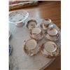 Image 4 : Assorted Plates, Cups, Saucers, & Cake Stand