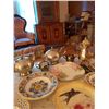 Image 2 : Desk Set - 6 Decorative Plates, Plated Tea/Coffee Set, Collectors Spoons, Photo Frame