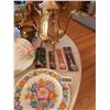 Image 4 : Desk Set - 6 Decorative Plates, Plated Tea/Coffee Set, Collectors Spoons, Photo Frame
