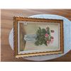 Image 1 : Vase of Roses Painting - 21"W x 28.75"H
