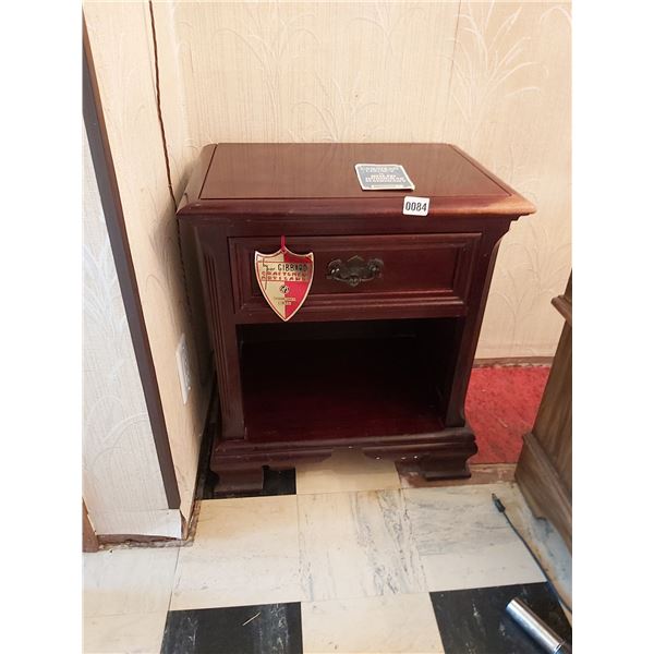 Gibbard Honduras Mahogany Table with Drawer 22"W x 15"D x 25"H