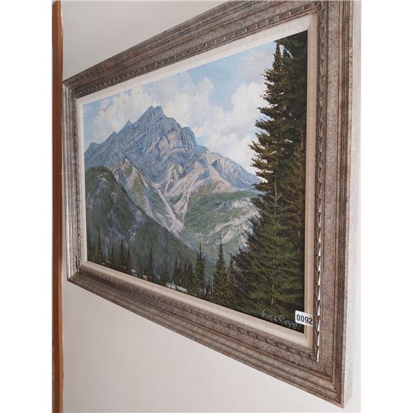 Mountain Picture - Artist Fiora Cozzi 43"W x 31"H