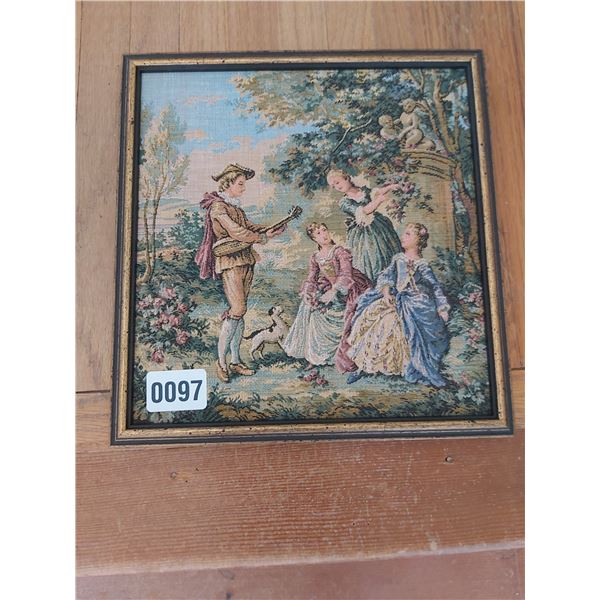 Tapestry 10"W x 10"H