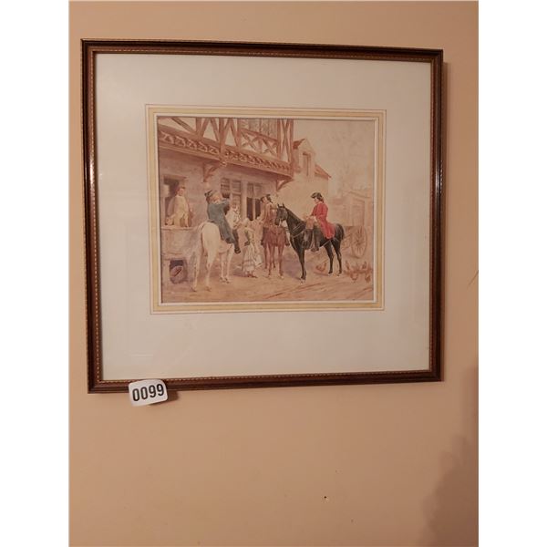 Print 15.25"W 14.5"H C. Leslie