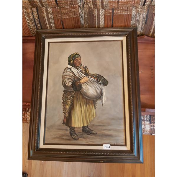 Painting - Artist L. Chadot 25.5"W x 31.5"H