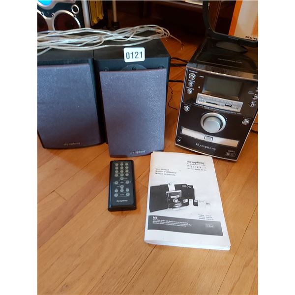 iSymphony Micro Music System with Built in Universal Dock for iPod Model #M1 with Remote