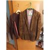 Image 1 : Suede Jacket - Suede and Wool Sweater - Size Unknown