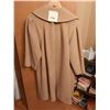 Image 2 : Tan Coloured Wool Womens Coat - Size Unknown