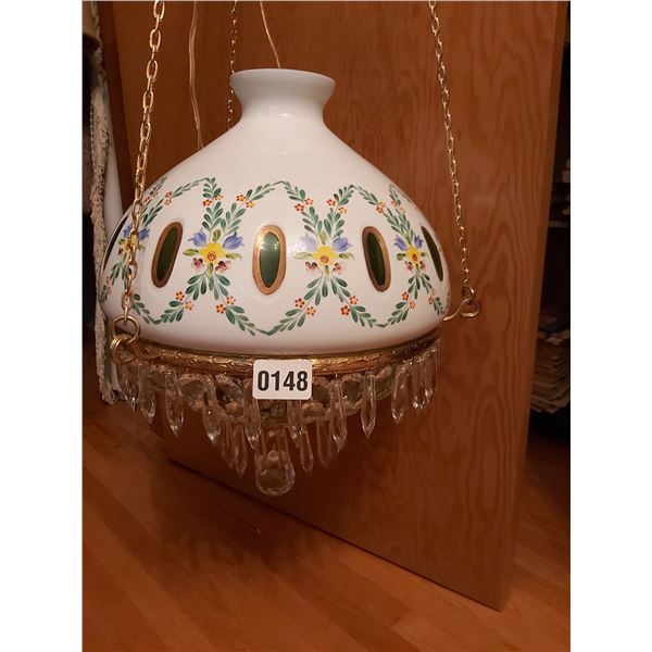 Bohemian Crystal Chandelier (Green)