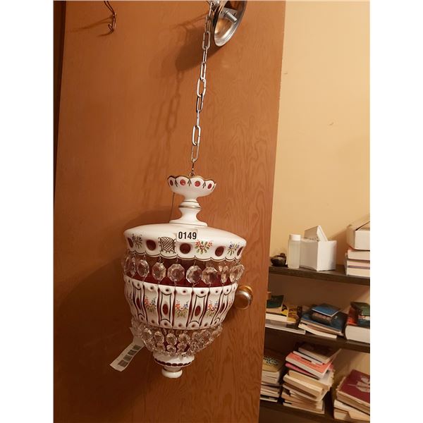 Bohemian Crystal Chandelier (Rose)