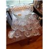 Image 3 : Jubilee Punch Bowl with 12 Cups, Ladle & Hooks - Versailles 24% Lead Crystal Wine Glasses