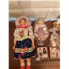 Image 1 : 8 Dolls in Traditional Dress - 3 Small Wooden Dolls