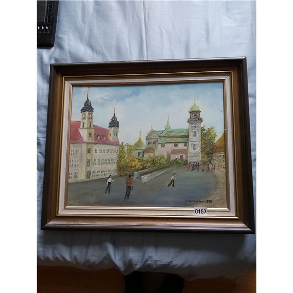 Painting - Artist J. Kluczynska 24.75"W x 21"H