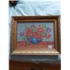 Image 1 : Needlepoint - Floral Bouquet 20"W x 15.75"H