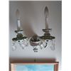 Image 1 : Bohemian Crystal Green Wall Sconce
