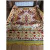 Image 1 : Colorful Vintage Bedspread approx 96"W x 96"L