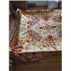 Image 3 : Colorful Vintage Bedspread approx 96"W x 96"L