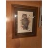 Image 1 : Owl Picture - Artist Paul C. Connor 19.5"W 23.5"H