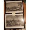 Image 5 : 4 Framed Village Pictures Artists - Znojmo, Caslav, Louny & Kunta Hora 17"W x 13"H