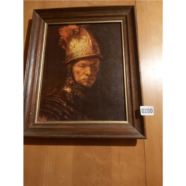 Rembrandt Roman Warrior Print 14"W x 17"H